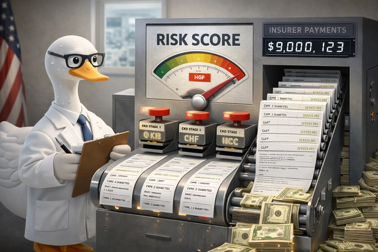 The Upcoding Machine